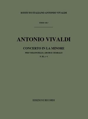 Vivaldi: Concerto FIII/4 (RV422) in A minor