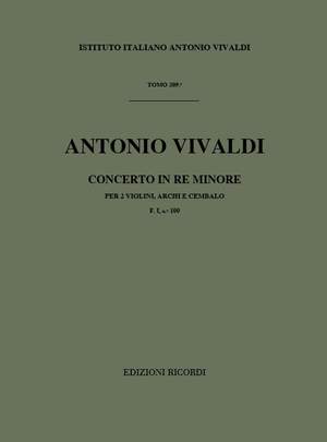 Vivaldi: Concerto FI/100 (RV514) in D minor