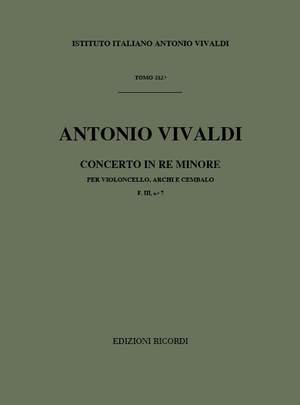 Vivaldi: Concerto FIII/7 (RV406) in D minor