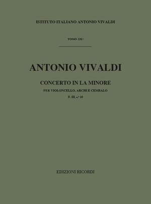 Antonio Vivaldi: Concerto In La Min. RV 419