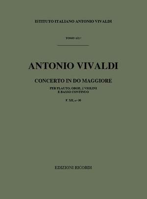 Vivaldi: Concerto FXII/30 (RV87) in C major