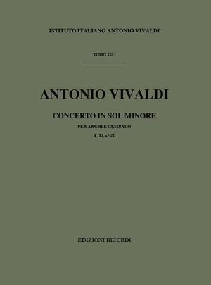 Vivaldi: Concerto FXI/21 (RV157) in G minor