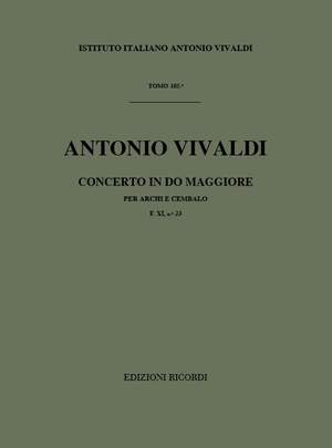 Vivaldi: Concerto FXI/23 (RV109) in C major
