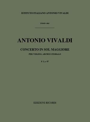 Vivaldi: Concerto FI/87 (RV306) in G major