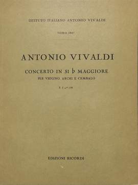 Vivaldi: Concerto FI/118 (RV372) in B flat major