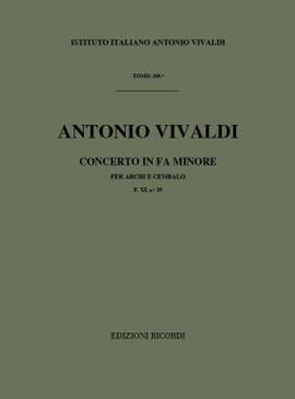 Vivaldi: Concerto FXI/35 (RV143) in F minor