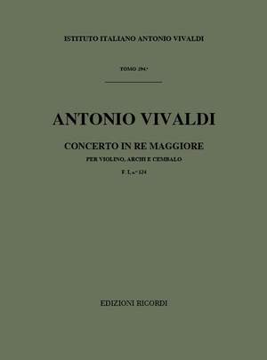 Vivaldi: Concerto FI/124 (RV222) in D major