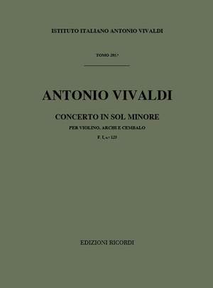Vivaldi: Concerto FI/125 (RV331) in G minor