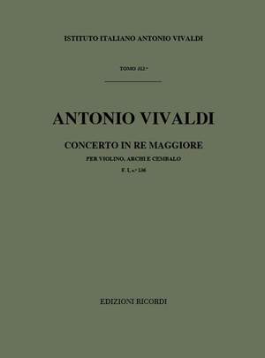 Vivaldi: Concerto FI/136 (RV212a) in D major