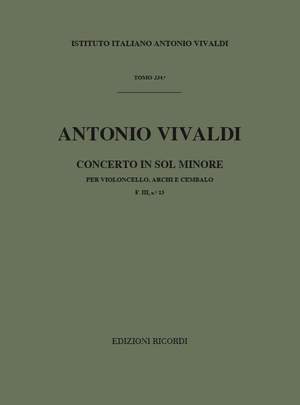Vivaldi: Concerto FIII/15 (RV417) in G minor