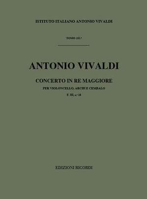 Vivaldi: Concerto FIII/16 (RV403) in D major