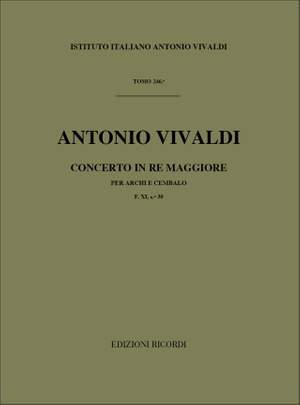 Vivaldi: Concerto FXI/30 (RV121) in D major