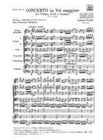 Vivaldi: Concerto FI/107 (RV312) in G major Product Image