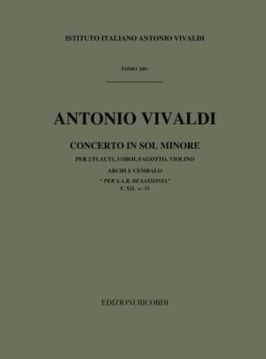 Vivaldi: Concerto FXII/33 (RV576) in G minor