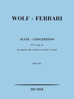 Wolf-Ferrari: Suite-Concertino Op.16 in F major