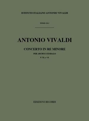 Vivaldi: Concerto FXI/31 (RV128) in D minor