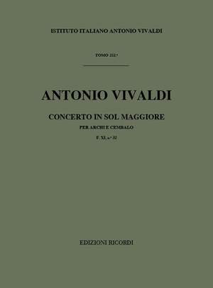 Vivaldi: Concerto FXI/32 (RV145) in G major