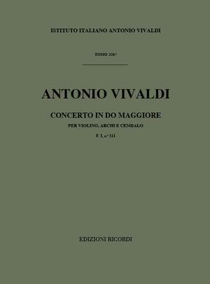 Vivaldi: Concerto FI/111 (RV183) in C major