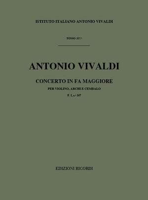Vivaldi: Concerto FI/167 (RV292) in F major