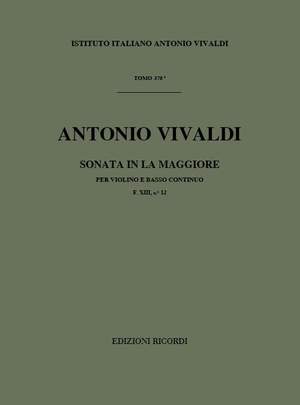 Vivaldi: Sonata FXIII/12 (RV29) in A major