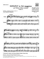Vivaldi: Sonata FXIII/13 (RV25) in G major Product Image