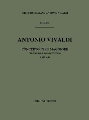 Vivaldi: Sonata FXIII/16 (RV34) in B flat major