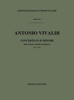 Vivaldi: Concerto FI/171 (RV388) in B minor