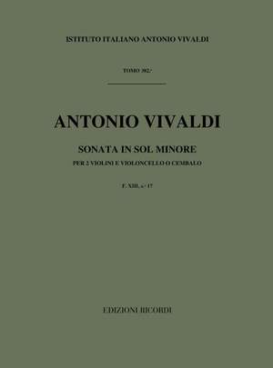 Vivaldi: Sonata FXIII/17 (RV73, Op.1/1) in G minor
