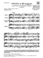 Vivaldi: Sonata FXIII/20 (RV66, Op.1/4) in E major Product Image