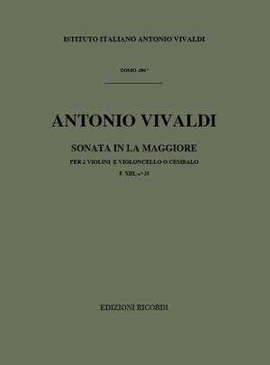 Vivaldi: Sonata FXIII/25 (RV75, Op.1/9) in A major