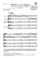 Vivaldi: Sonata FXIII/25 (RV75, Op.1/9) in A major Product Image