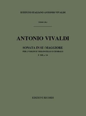Vivaldi: Sonata FXIII/26 (RV78, Op.1/10) in B flat major