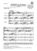 Vivaldi: Sonata FXIII/27 (RV79, Op.1/11) in B minor Product Image