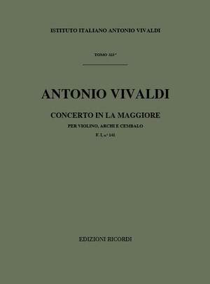 Vivaldi: Concerto FI/141 (RV340) in A major