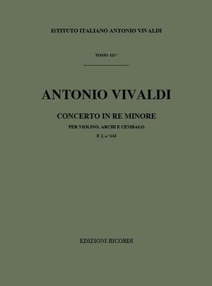Vivaldi: Concerto FI/143 (RV237) in D minor