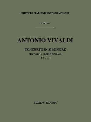 Vivaldi: Concerto FI/144 (RV384) in B minor