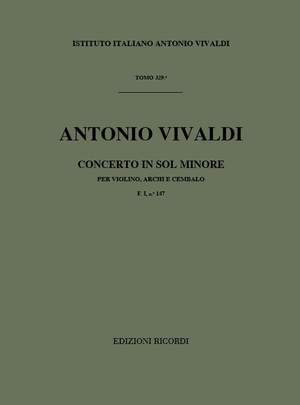Vivaldi: Concerto FI/147 (RV323) in G minor