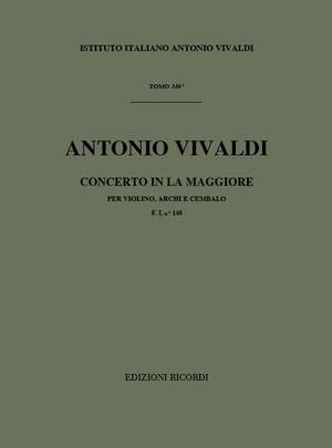 Vivaldi: Concerto FI/148 (RV341) in A major