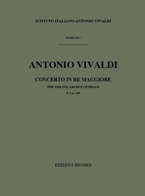 Vivaldi: Concerto FI/149 (RV205) in D major