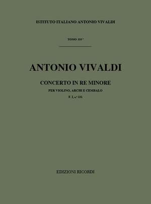 Vivaldi: Concerto FI/151 (RV245) in D minor