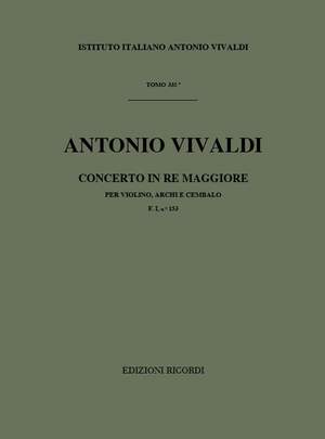Vivaldi: Concerto FI/153 (RV219) in D major