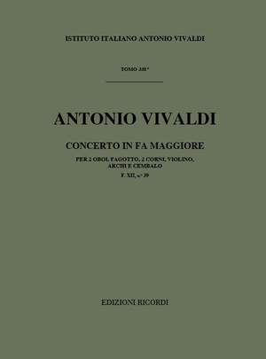 Vivaldi: Concerto FXII/39 (RV568) in F major