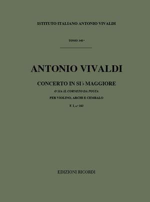 Vivaldi: Concerto FI/163 (RV363) in B flat major