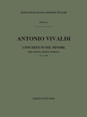 Vivaldi: Concerto FI/165 (RV319) in G minor