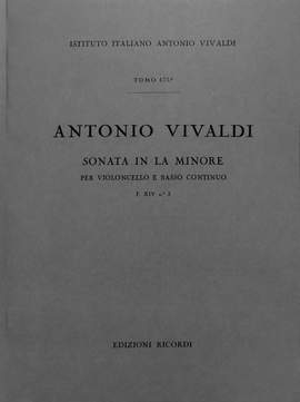 Vivaldi: Sonata FXIV/3 (RV43) in A minor