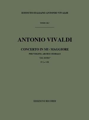 Vivaldi: Concerto FI/231 (RV256) in E flat major