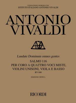 Vivaldi: Laudate Dominum omnes gentes RV606 (Crit.Ed.)