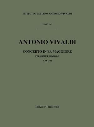 Vivaldi: Sinfonia FXI/51 (RV137) in F major