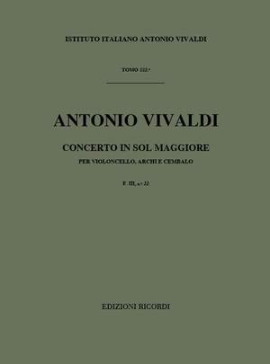 Vivaldi: Concerto FIII/22 (RV415) in G major
