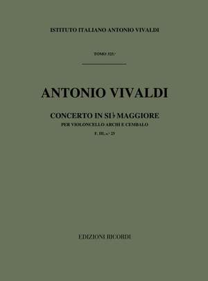 Vivaldi: Concerto FIII/25 (RV423) in B flat major